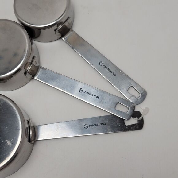 Master Class Stainless Steel Measuring Cups - Set of 3 - Picture 7 of 10